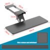 Adjustable Computer Keyboard Tray