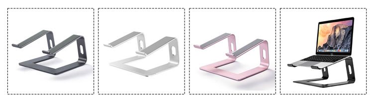 aluminum alloy ergonomic laptop stand