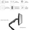 Gas Spring Monitor Mount Arm