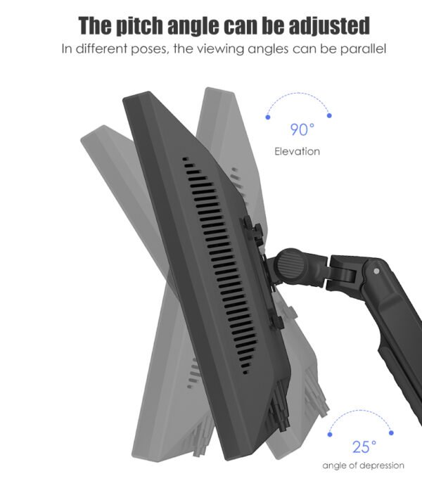 dual lcd monitor stand arm