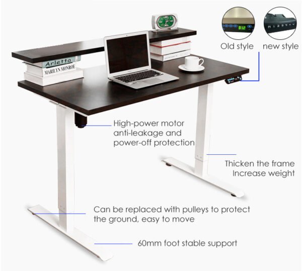 Height Adjustable Sit To Stand Standing Desk