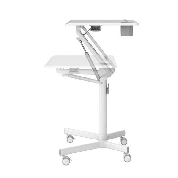 Gas Spring Bedside Adjustable Pneumatic Height Sit Standing Up Table