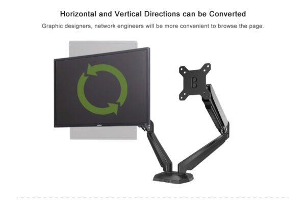 2 arm monitor stand