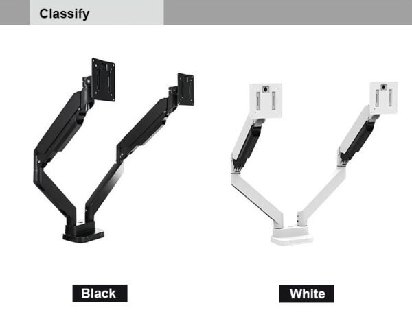 Gas Spring Dual Monitor Arm Stand Computer Stands