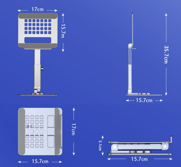 Telescopic Rotary Foldable Desktop Tablet Stand