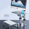 Computer Desktop Shelf Aluminium Laptop Riser Monitor Stand